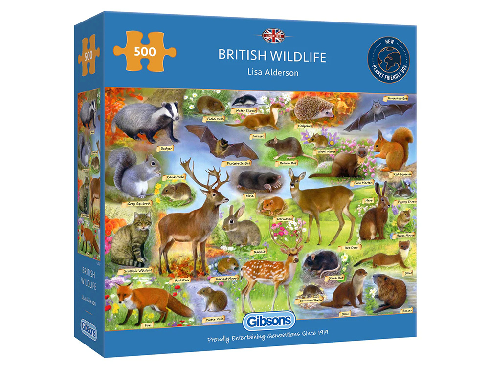 Gibsons Puzzle „There Is No Planet B“ | 500 Teile, Rund, 49 Cm – Klima-Motiv, Inkl. Poster